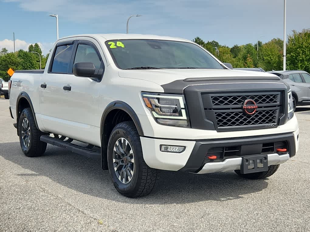 Certified 2024 Nissan Titan PRO-4X with VIN 1N6AA1ED1RN107879 for sale in Dover, DE