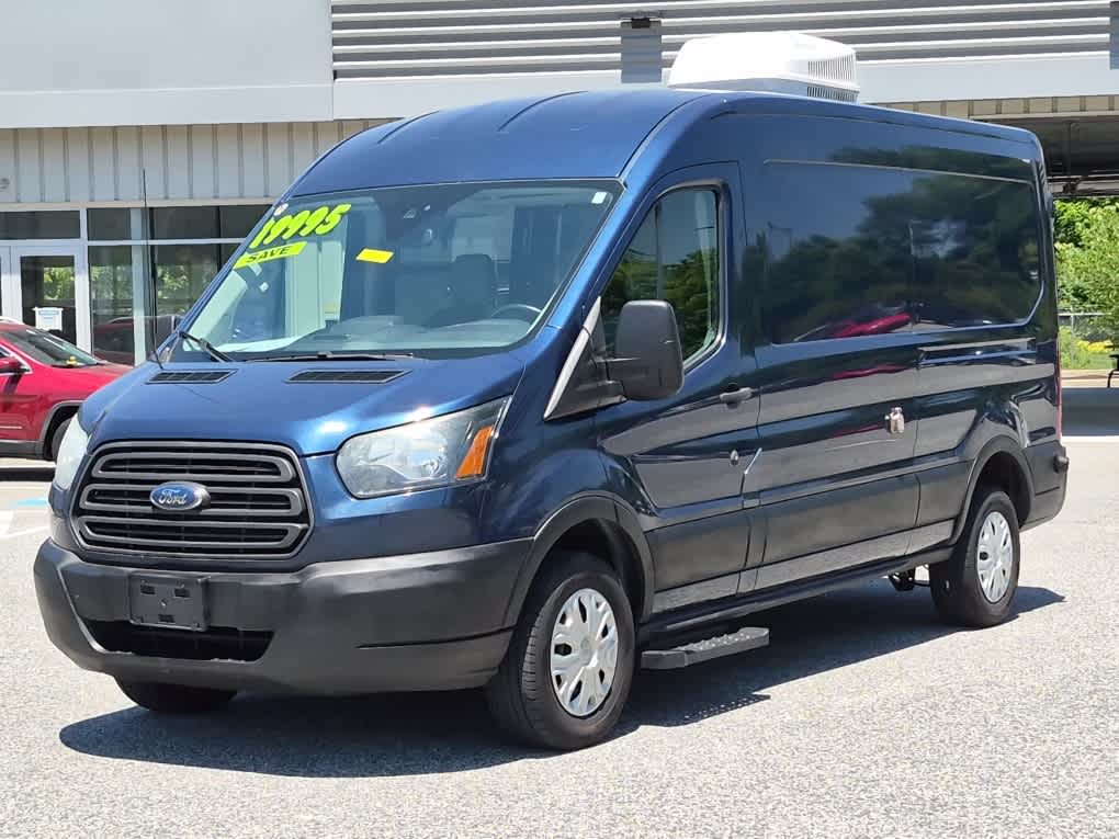 Blue Jeans Metallic 2016 Ford Transit Cargo 250 3dr LWB Medium Roof with Sliding Passenger Side Door Van Rear-Wheel Drive Automatic