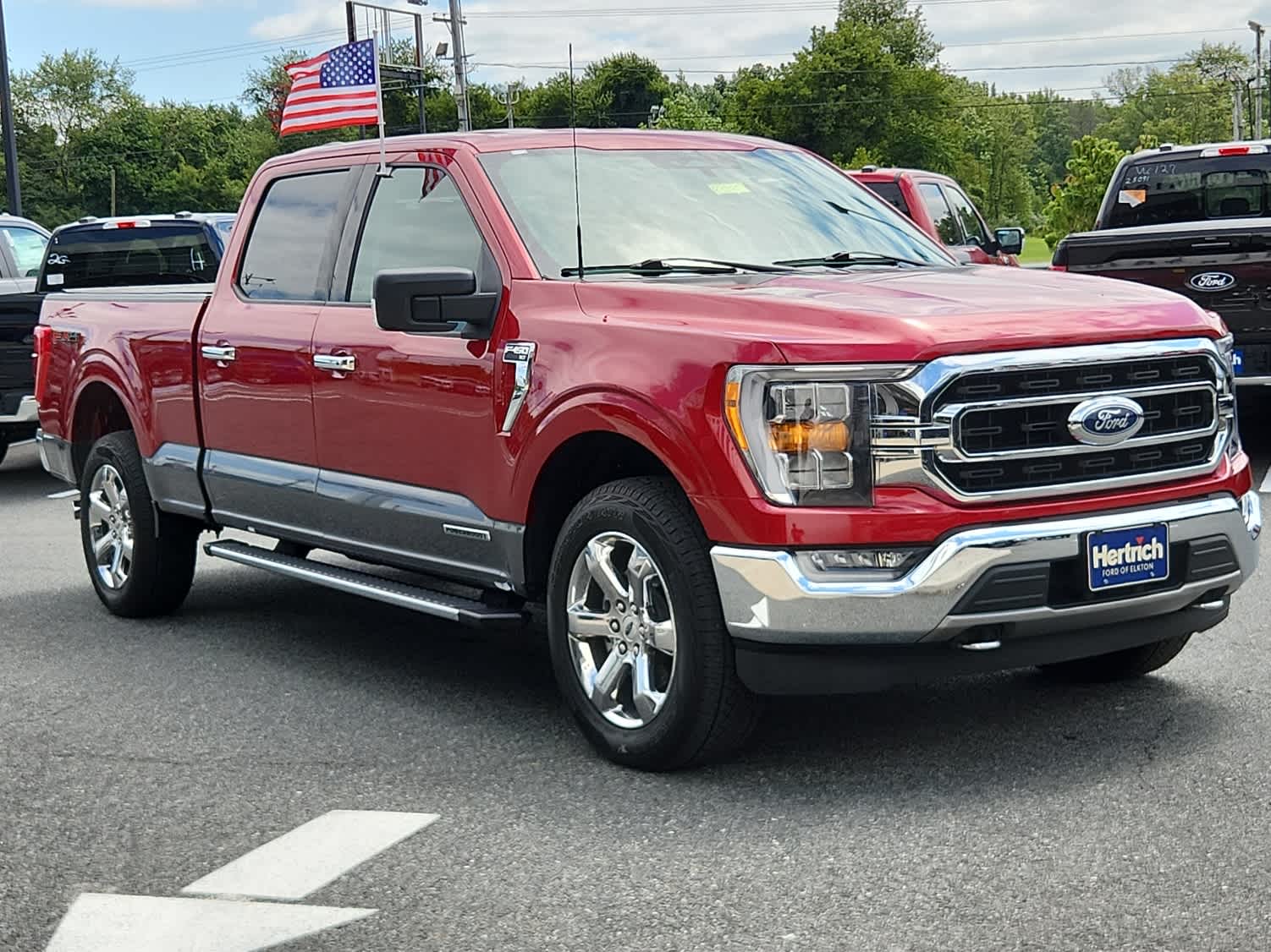 Certified 2021 Ford F-150 XLT with VIN 1FTFW1EDXMFB92010 for sale in Elkton, MD