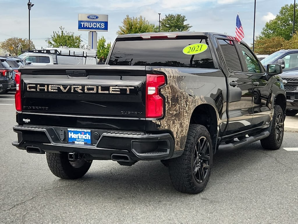 Certified 2021 Chevrolet Silverado 1500 Custom Trail Boss 4WD Crew Cab 157 Truck Crew Cab