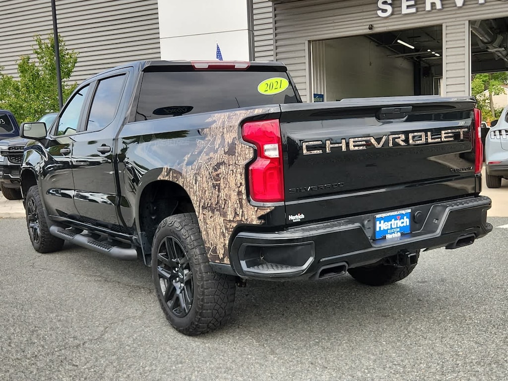 Certified 2021 Chevrolet Silverado 1500 Custom Trail Boss 4WD Crew Cab 157 Truck Crew Cab