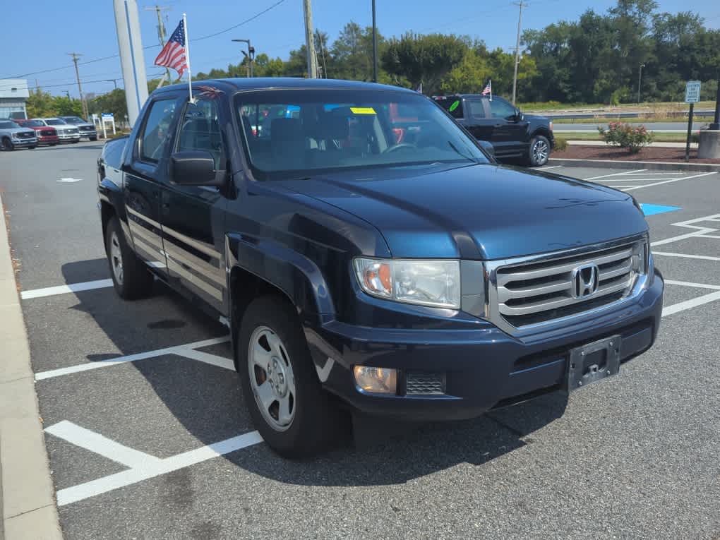 Used 2012 Honda Ridgeline RT with VIN 5FPYK1F23CB455322 for sale in Elkton, MD