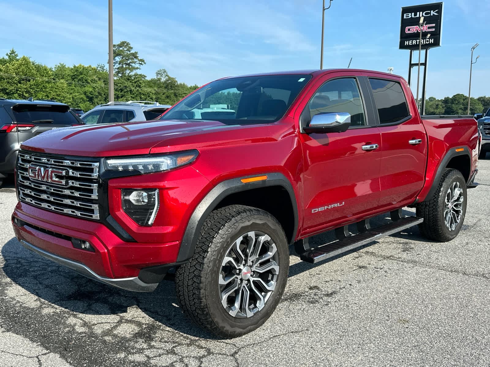 Volcanic Red Tintcoat 2024 GMC Canyon Pickup Truck Four-Wheel Drive Automatic