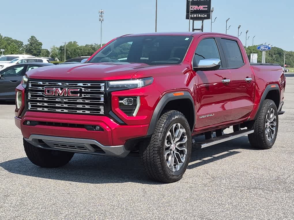 Volcanic Red Tintcoat 2024 GMC Canyon Pickup Truck Four-Wheel Drive Automatic