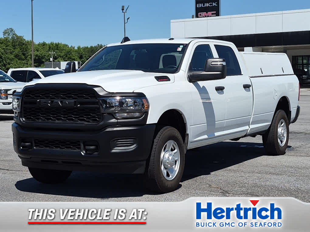 White 2024 RAM 3500 Pickup Truck Four-Wheel Drive Automatic