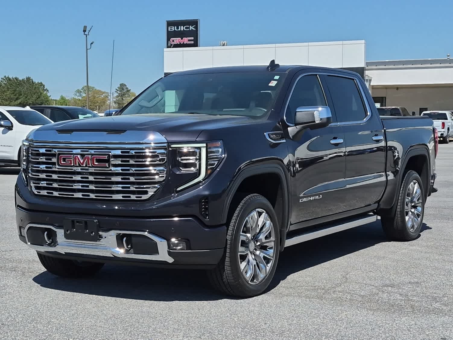 Titanium Rush Metallic 2023 GMC Sierra 1500 Denali Crew Cab 4WD Pickup Truck Four-Wheel Drive Automatic