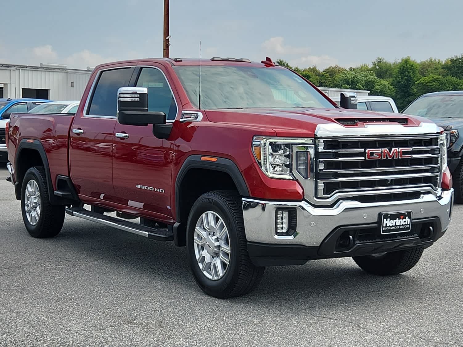 Certified 2022 GMC Sierra 2500HD SLT with VIN 1GT49NE79NF163583 for sale in Seaford, DE