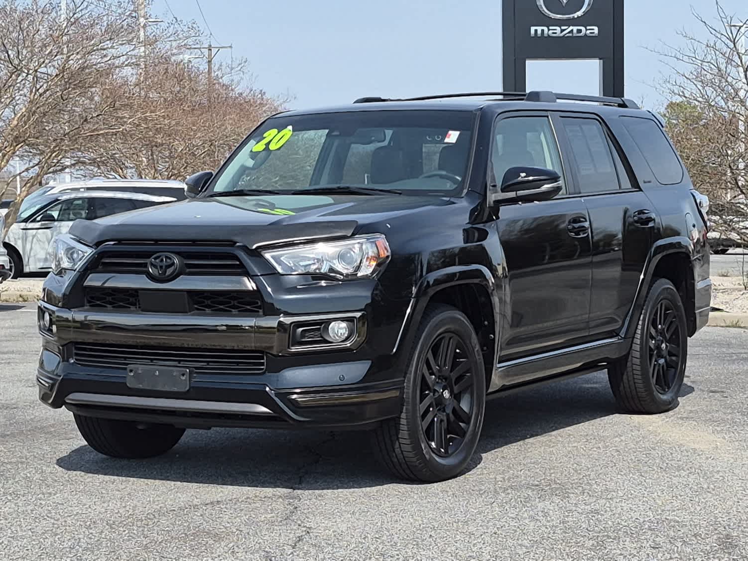 Midnight Black Metallic 2020 Toyota 4Runner Nightshade 4WD SUV / Crossover All-Wheel Drive Automatic