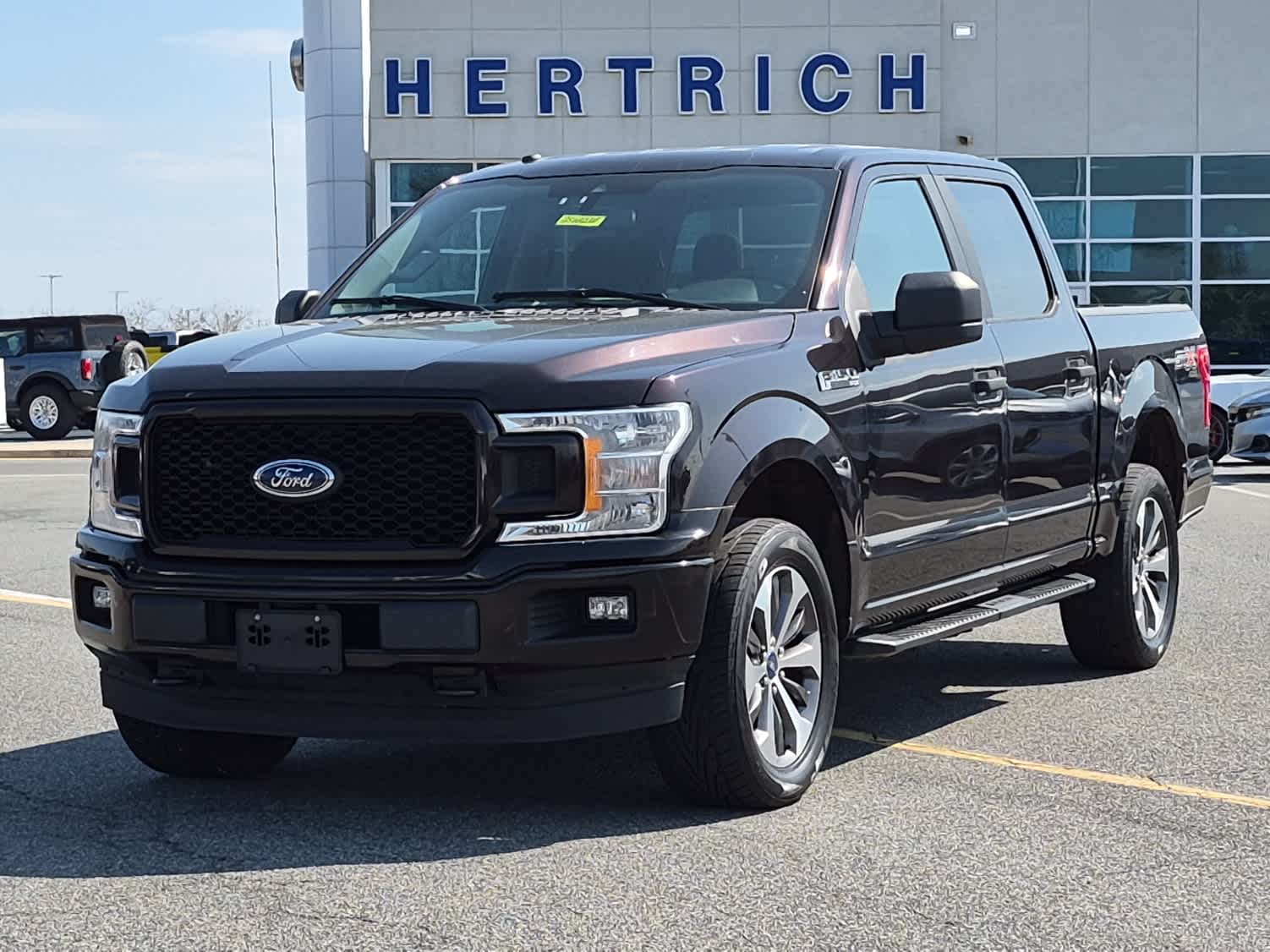 Magma Red 2019 Ford F-150 XL SuperCrew 4WD Pickup Truck Four-Wheel Drive Automatic