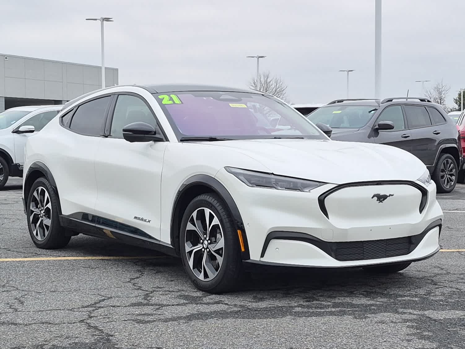 Certified 2021 Ford Mustang Mach-E Premium RWD with VIN 3FMTK3R72MMA57064 for sale in Milford, DE