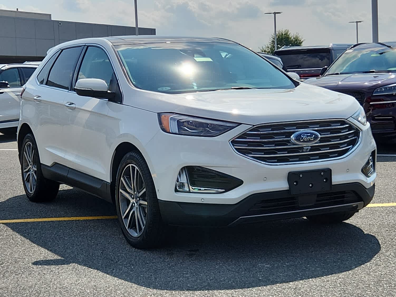 Certified 2021 Ford Edge Titanium with VIN 2FMPK4K97MBA12528 for sale in Milford, DE