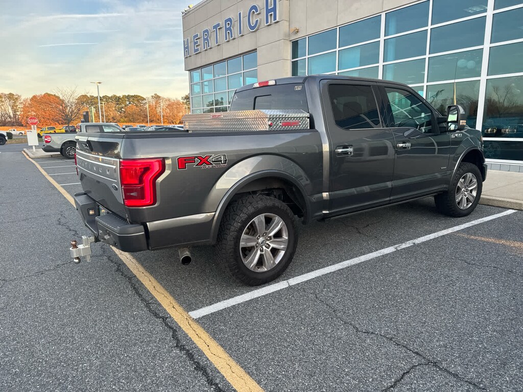 Used 2015 Ford F-150 Platinum 4WD Supercrew 145 Truck SuperCrew Cab