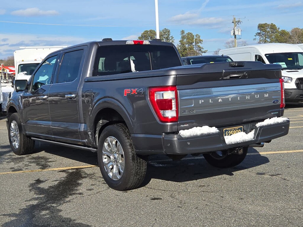 Used 2021 Ford F-150 Platinum 4WD Supercrew 5.5 Box Truck SuperCrew Cab