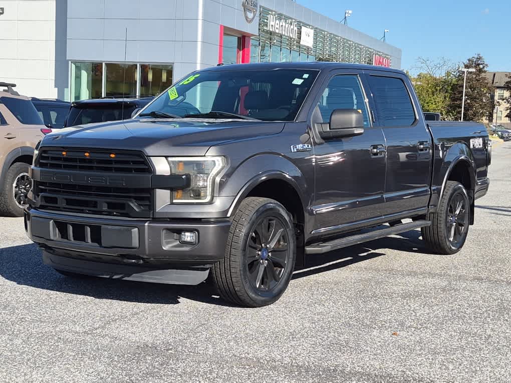 Gray (Magnetic Metallic) 2015 Ford F-150 Pickup Truck Four-Wheel Drive Automatic