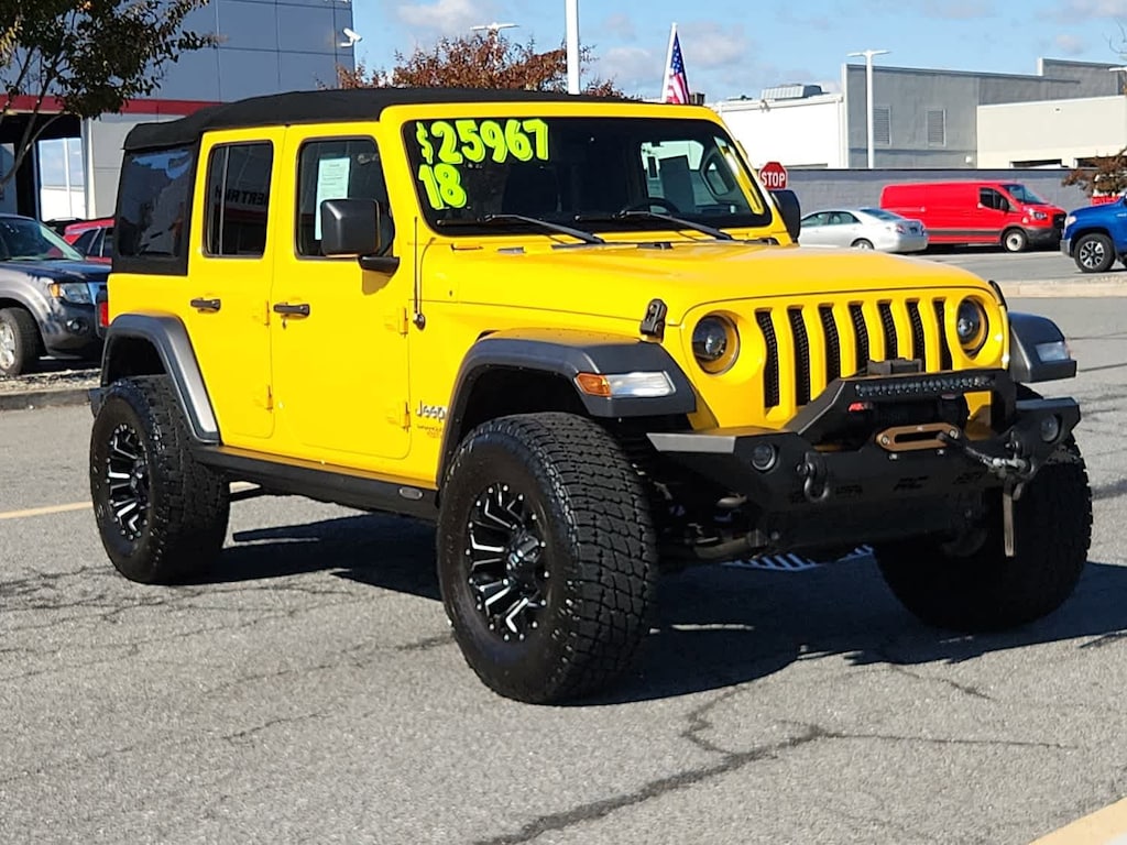 Used 2018 Jeep Wrangler Unlimited Sport S Sport Utility
