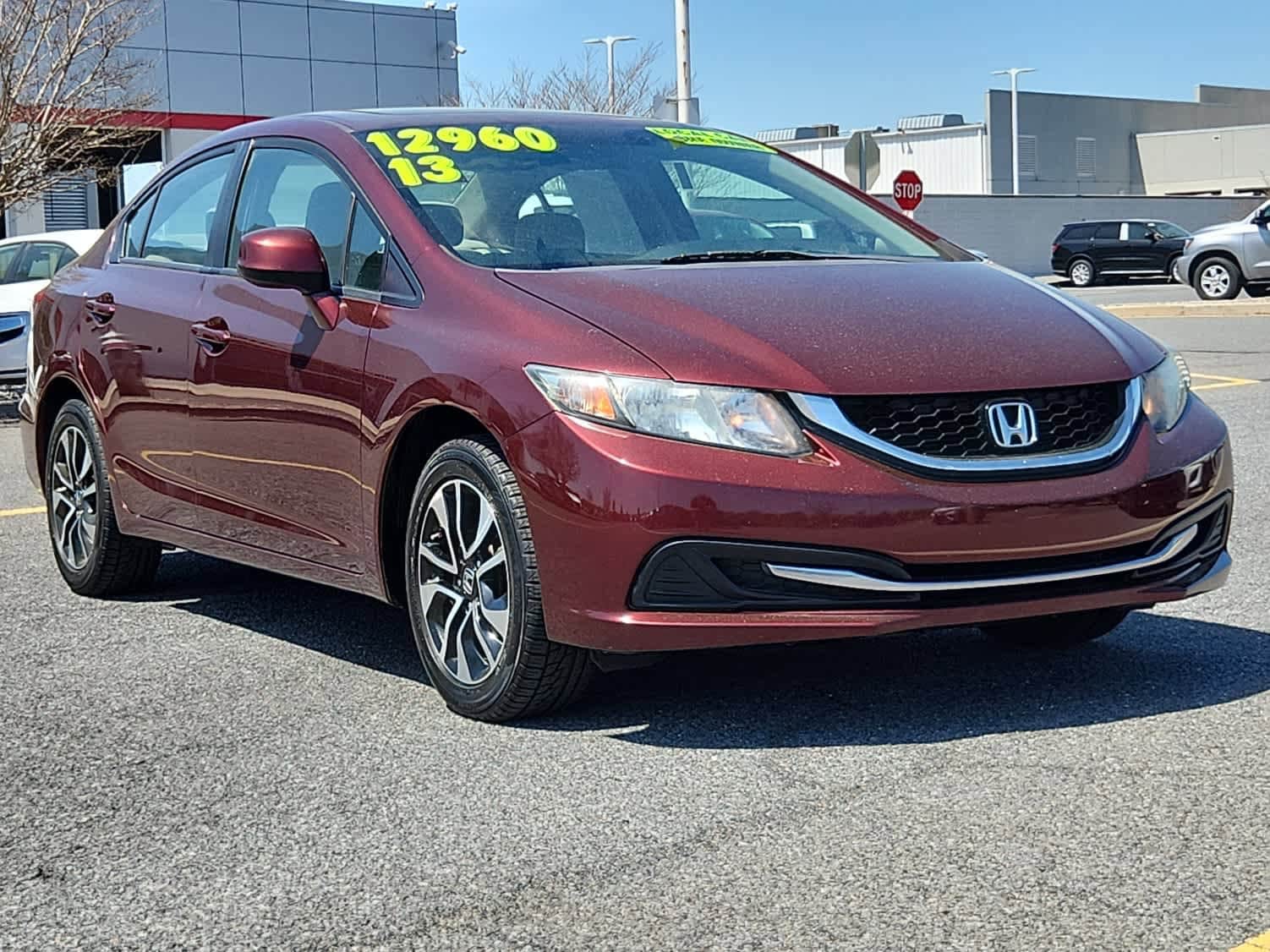 Used 2013 Honda Civic EX with VIN 19XFB2F80DE092284 for sale in Milford, DE