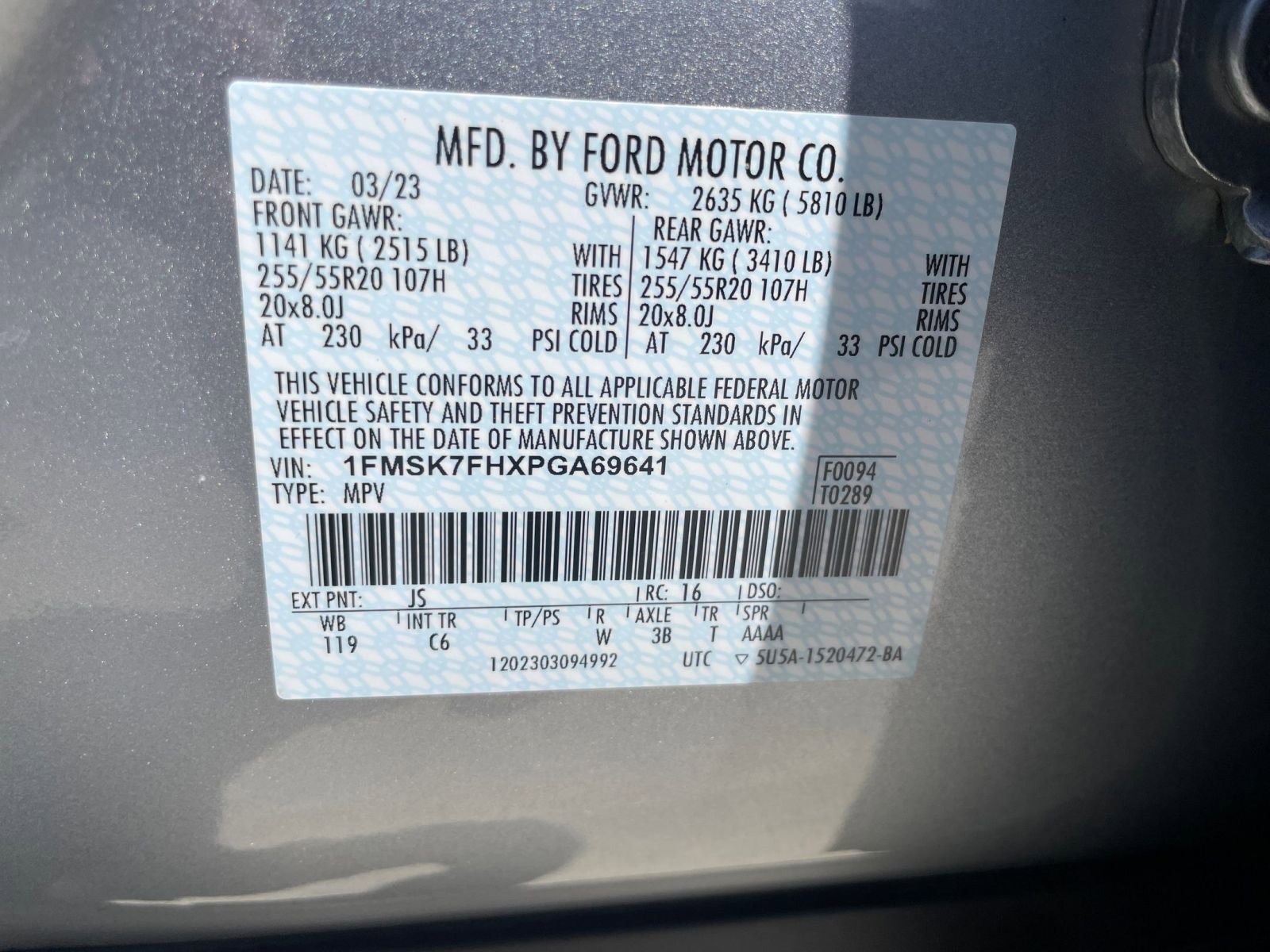 2023 Ford Explorer Limited 29