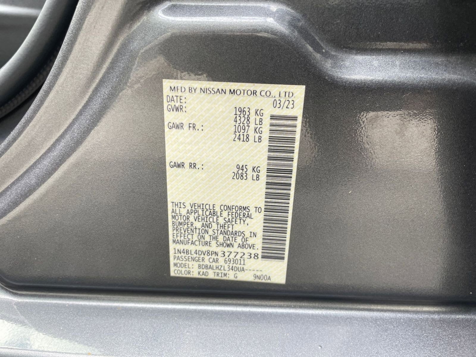 Thumbnail: 2023 Nissan Altima - 28