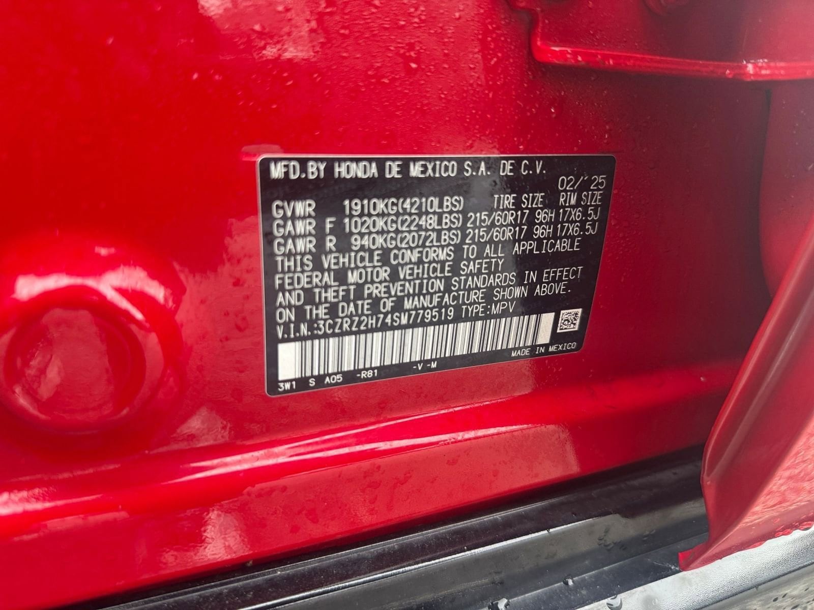 Thumbnail: 2025 Honda HR-V - 30