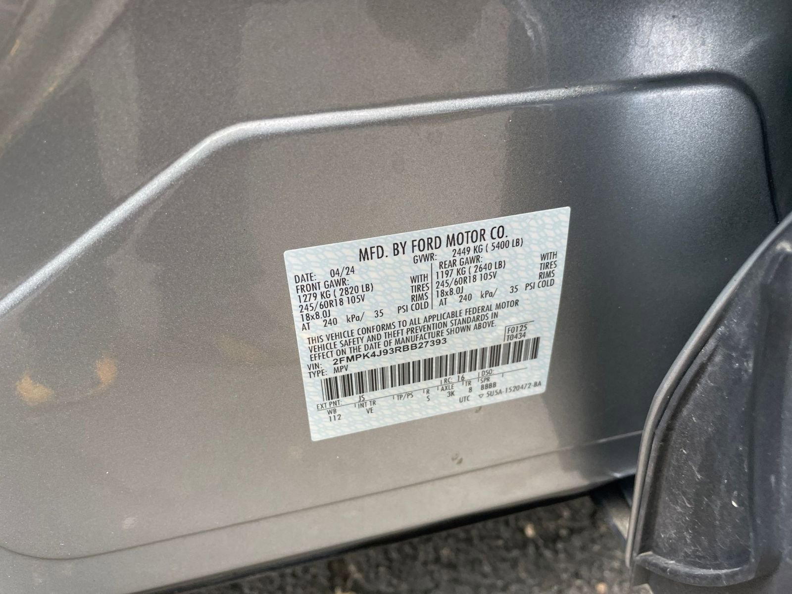 2024 Ford Edge SEL 25