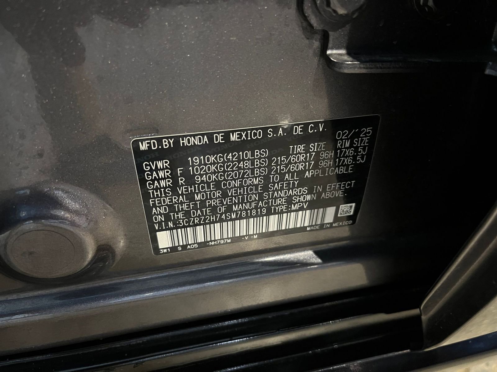 Thumbnail: 2025 Honda HR-V - 29