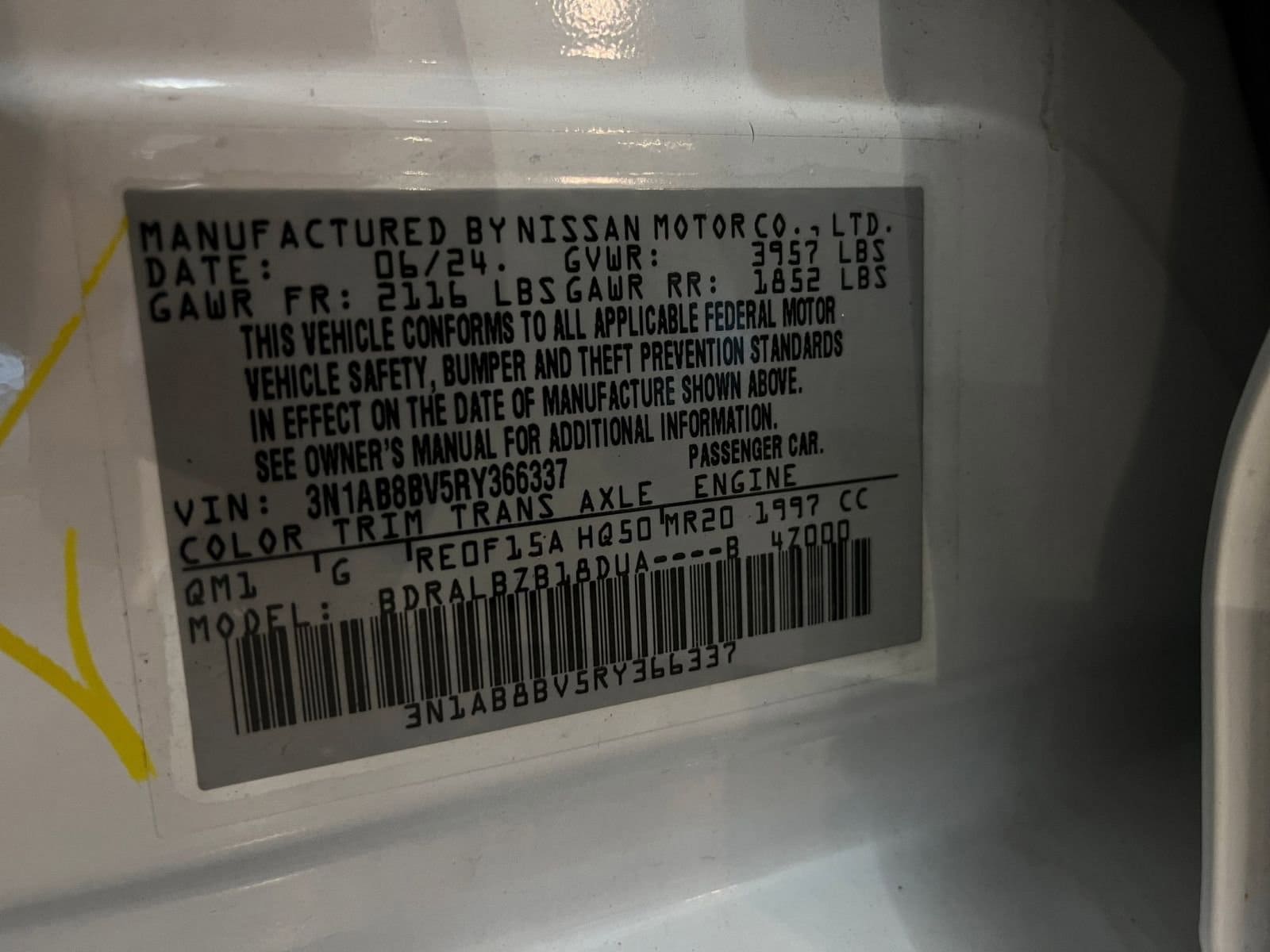 2024 Nissan Sentra S 27