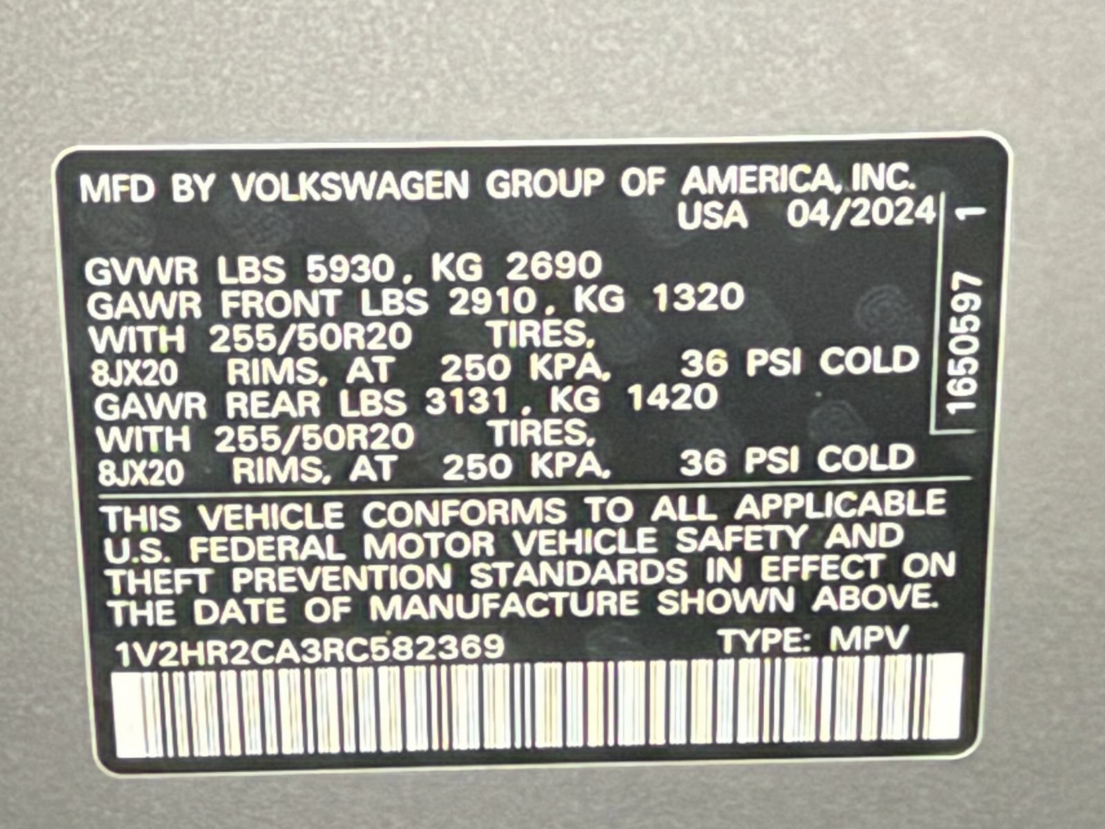 Thumbnail: 2024 Volkswagen Atlas - 29