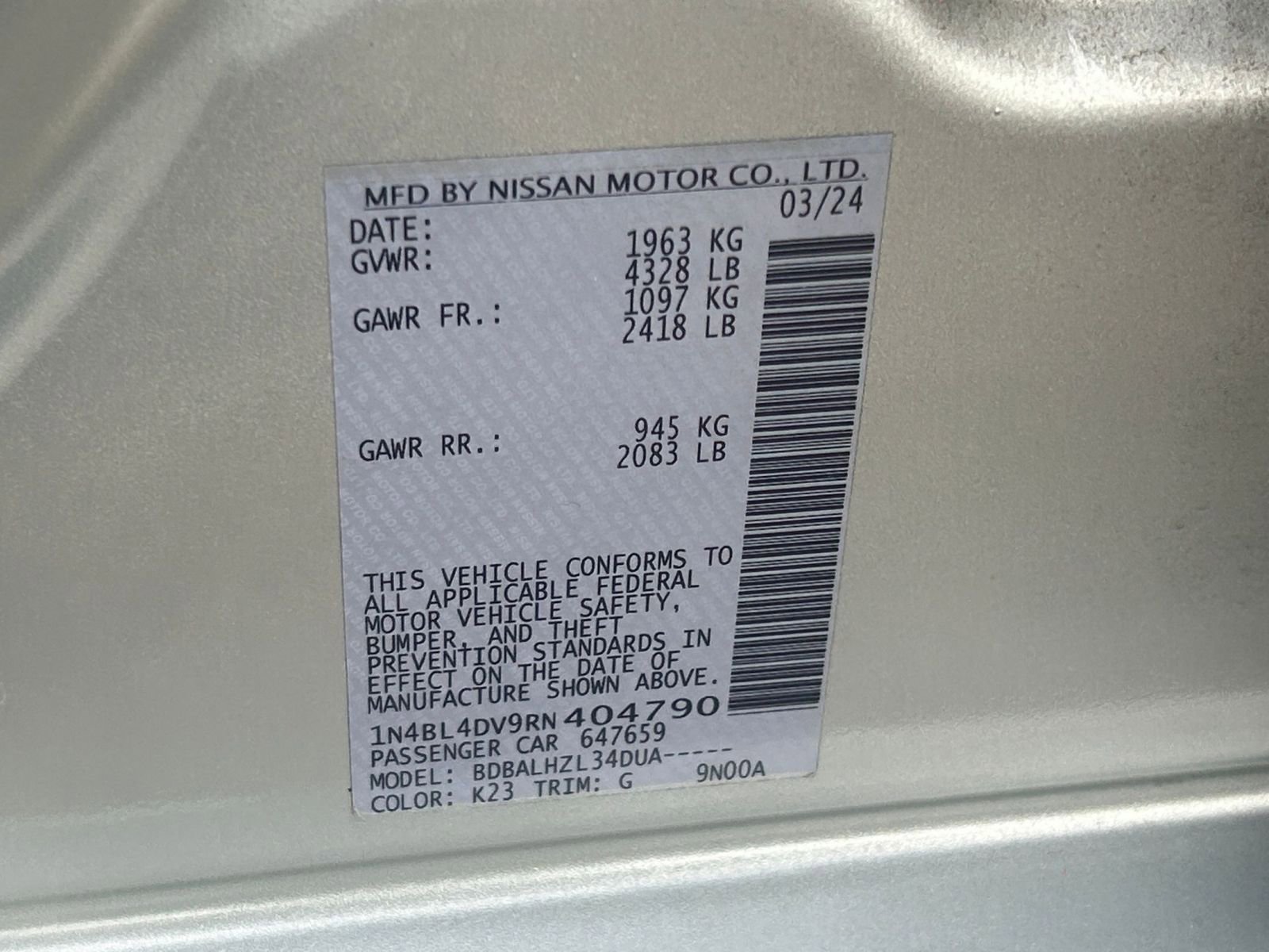 Thumbnail: 2024 Nissan Altima - 30