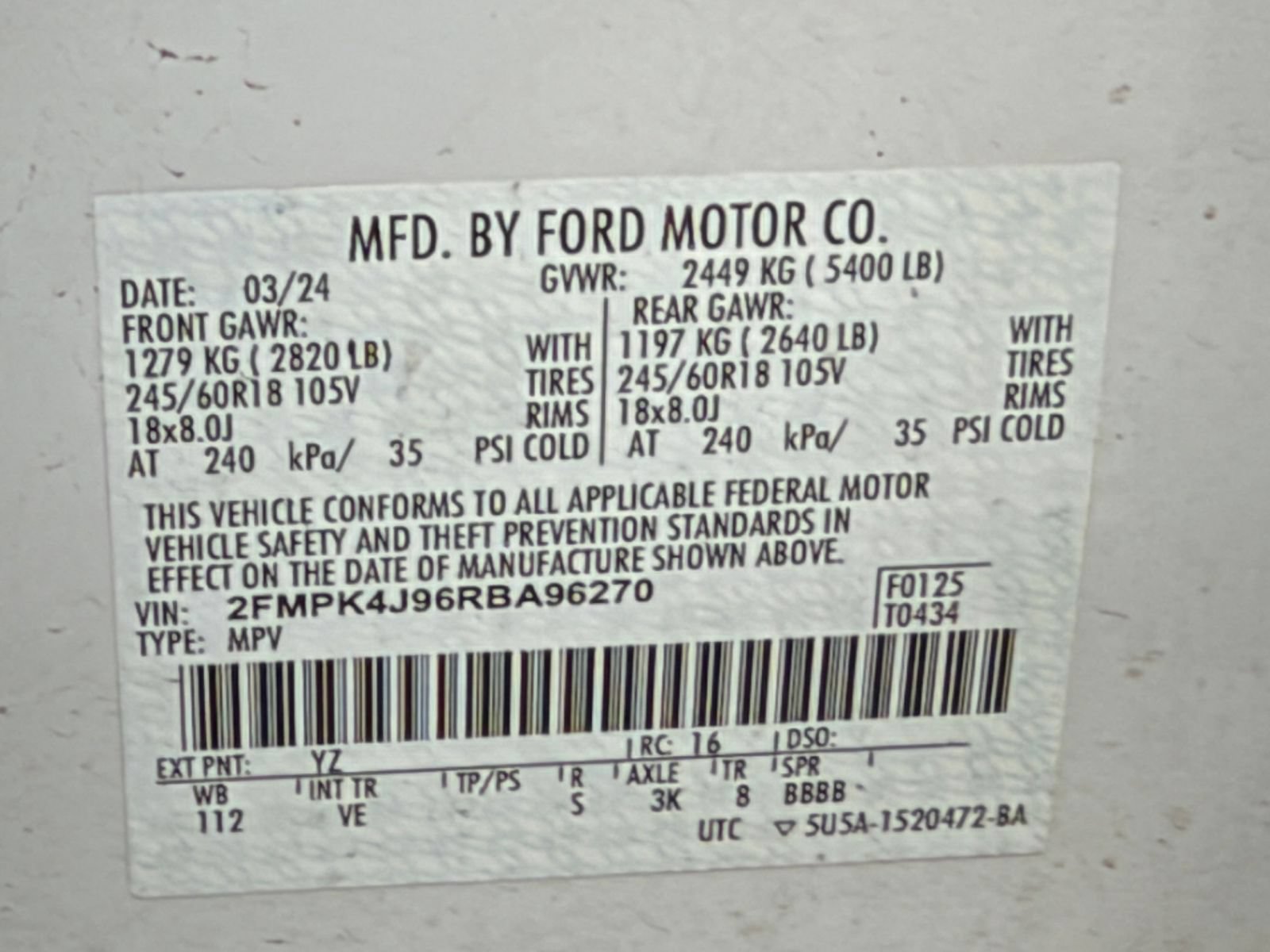 Thumbnail: 2024 Ford Edge - 28