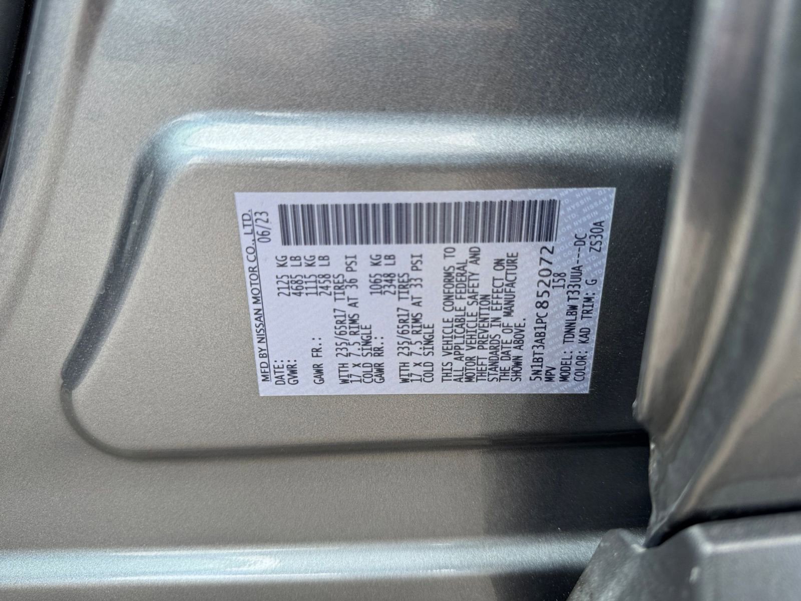 2023 Nissan Rogue S 28