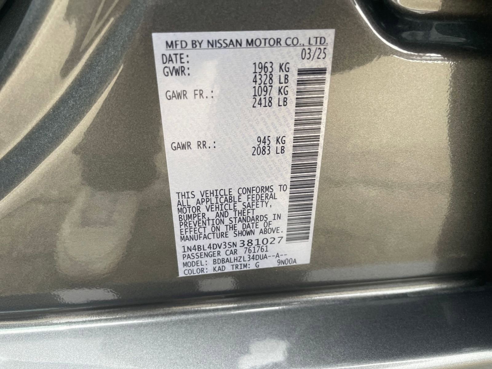 Thumbnail: 2025 Nissan Altima - 29