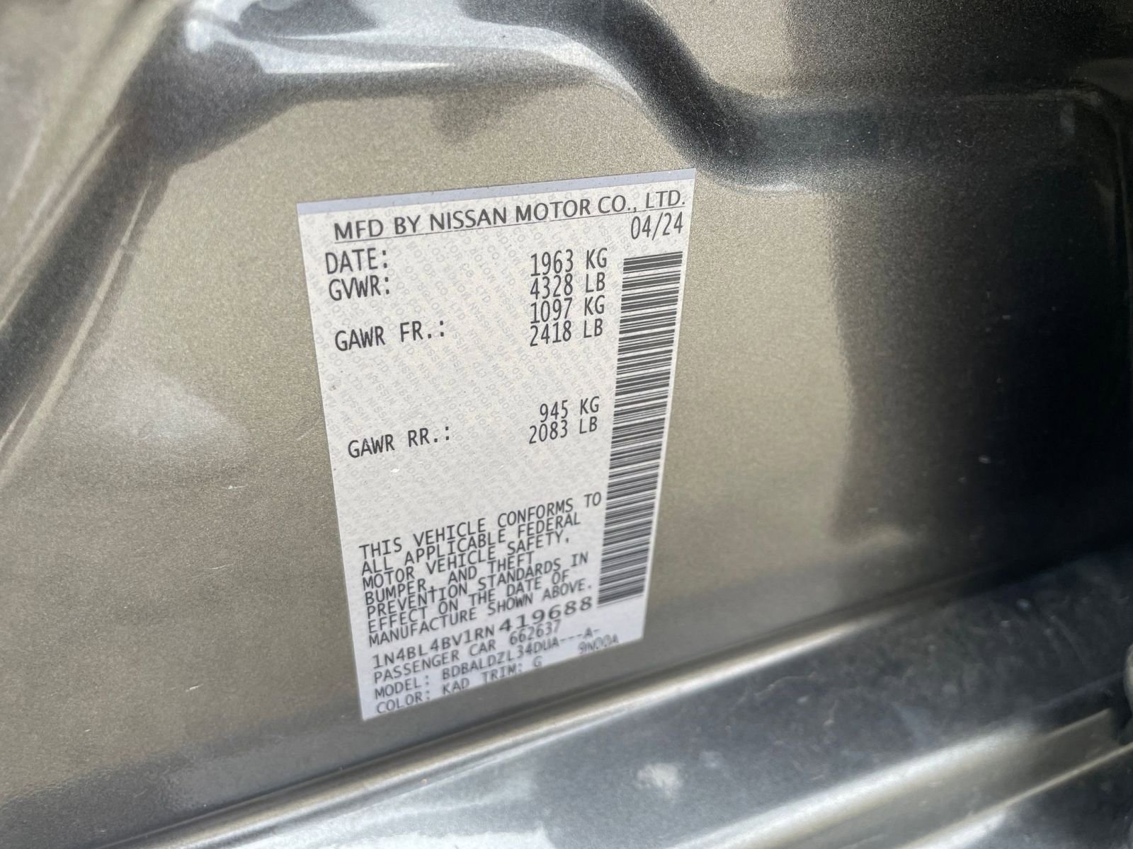 Thumbnail: 2024 Nissan Altima - 29