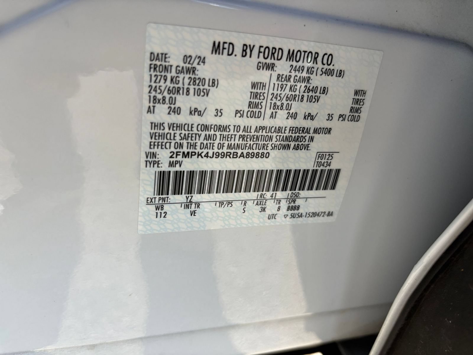 Thumbnail: 2024 Ford Edge - 27