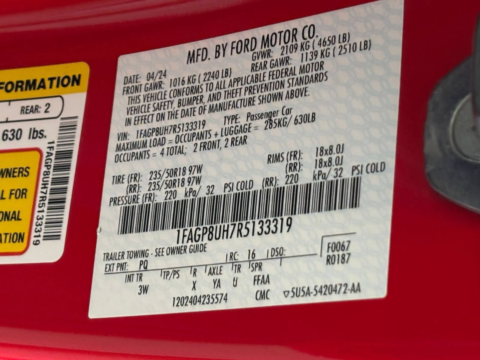 Thumbnail: 2024 Ford Mustang - 29
