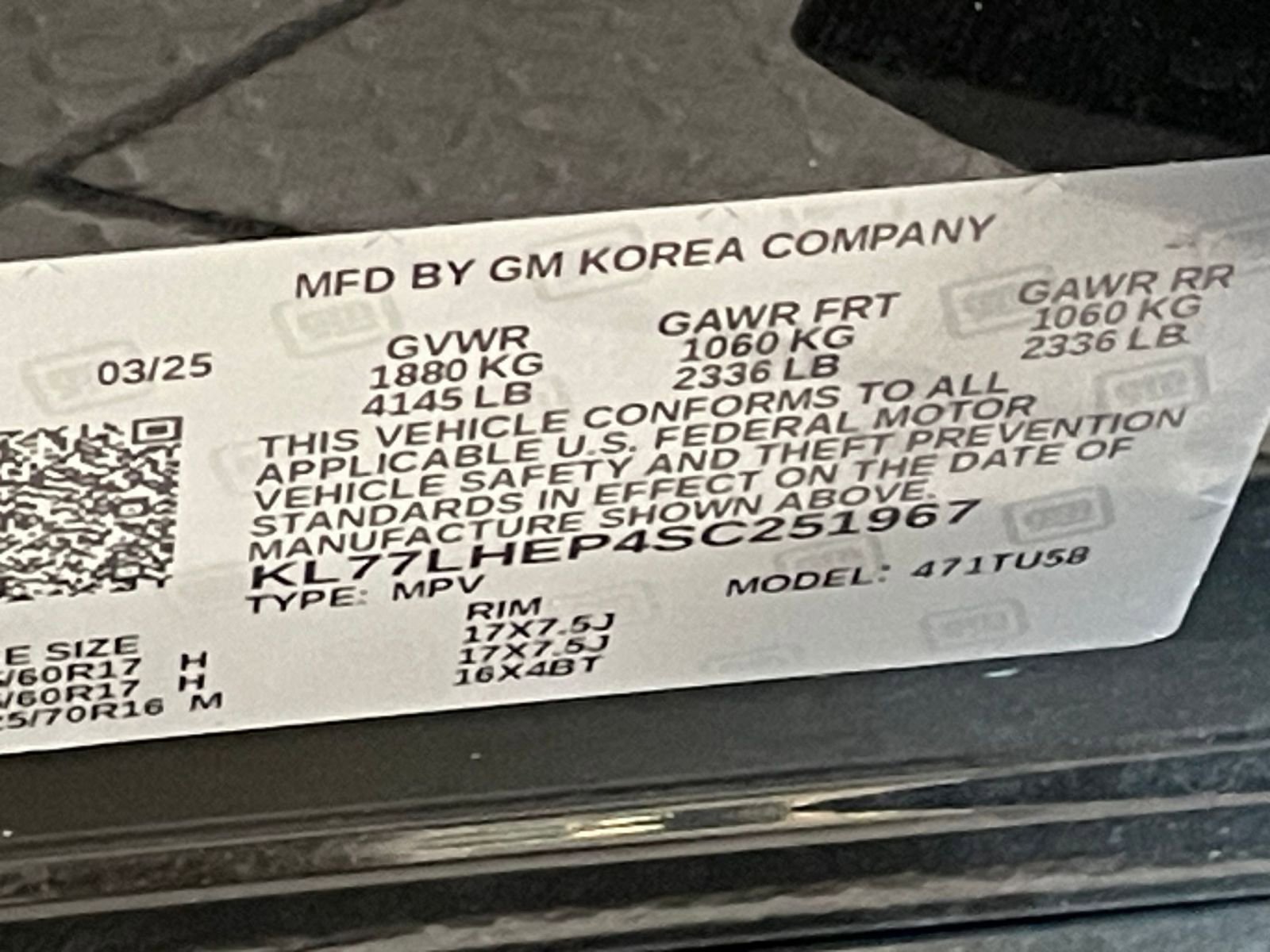 Thumbnail: 2025 Chevrolet Trax - 27