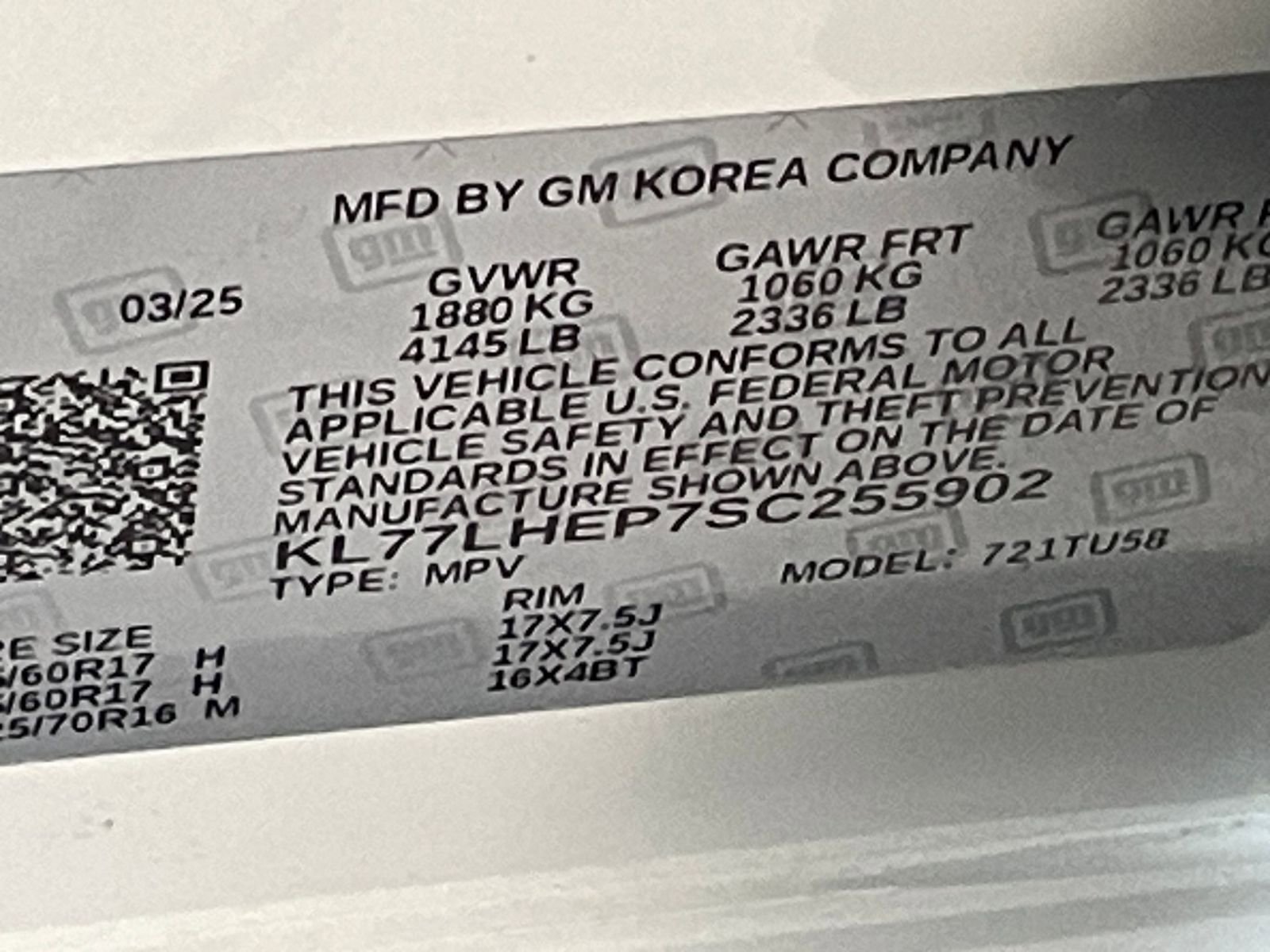 Thumbnail: 2025 Chevrolet Trax - 28