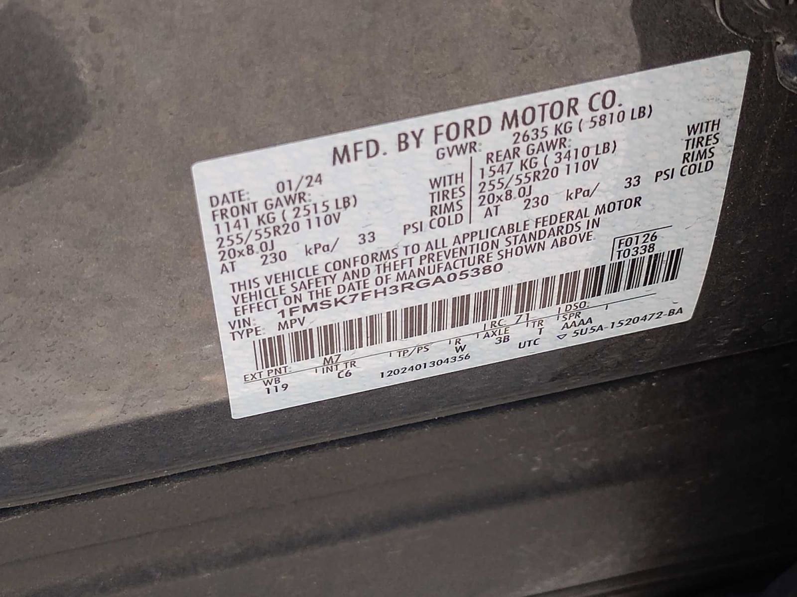 2024 Ford Explorer Limited 10