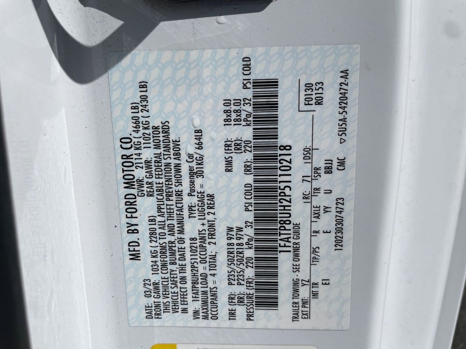 Thumbnail: 2023 Ford Mustang - 28