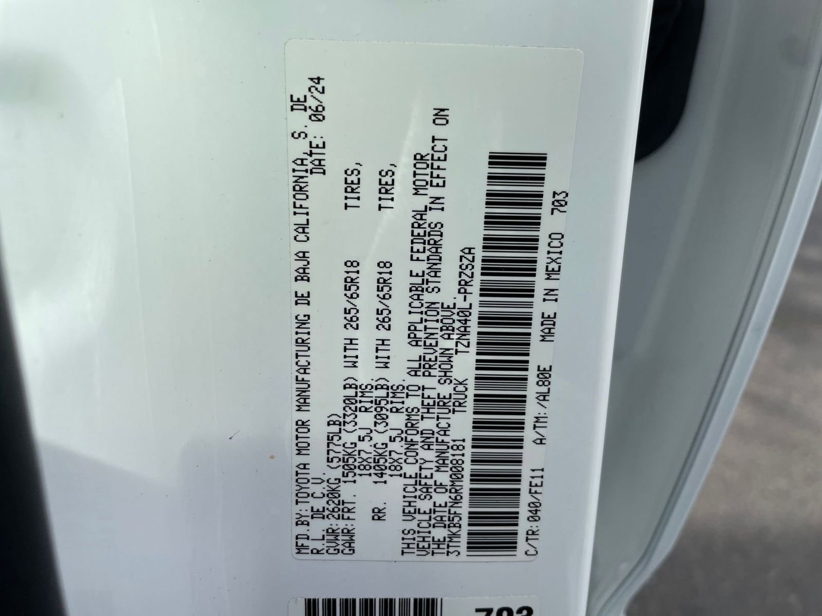 Thumbnail: 2024 Toyota Tacoma - 27