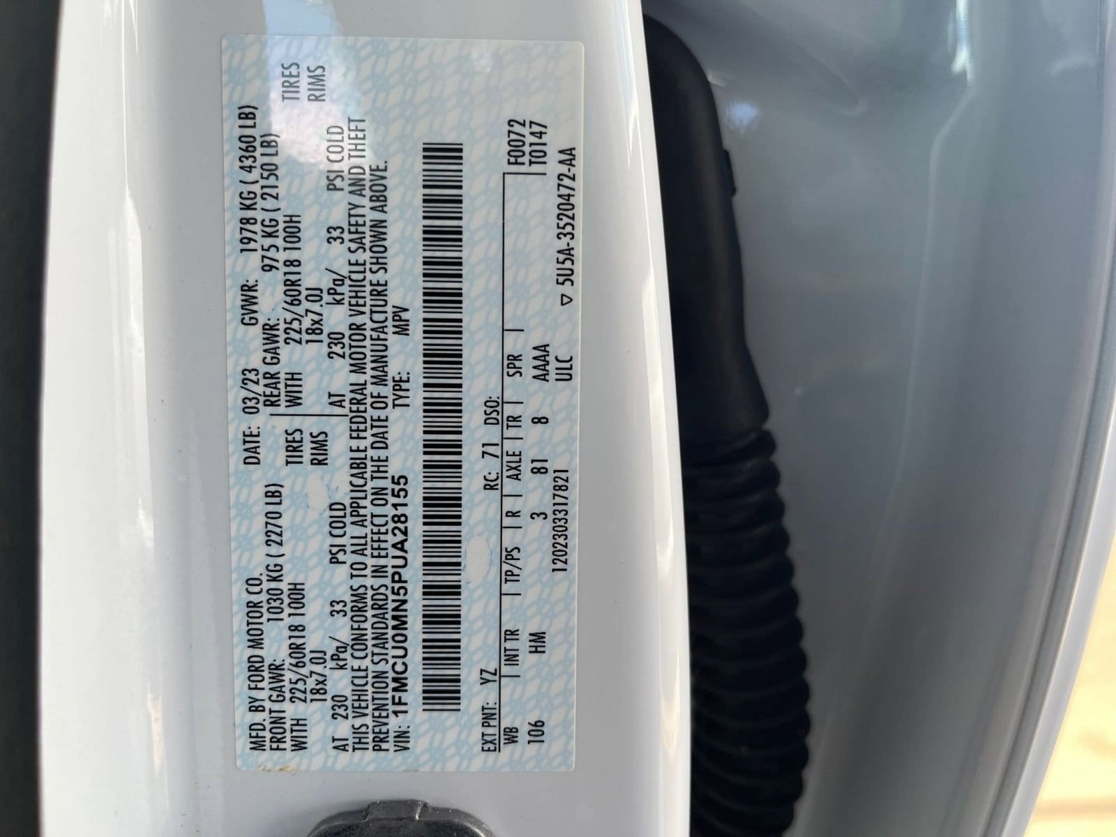 Thumbnail: 2023 Ford Escape - 29