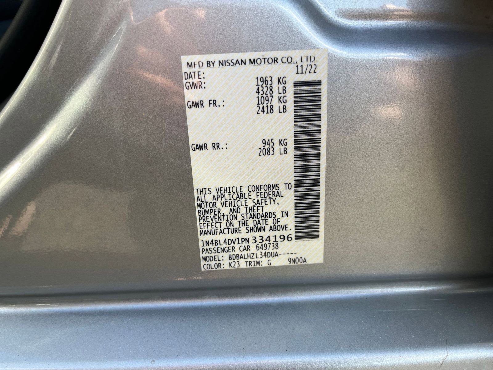 Thumbnail: 2023 Nissan Altima - 28