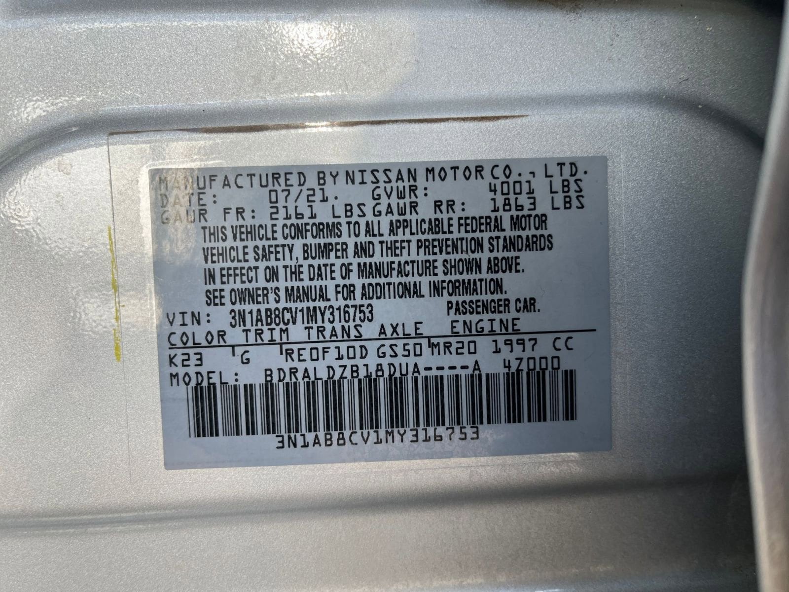 Thumbnail: 2021 Nissan Sentra - 33