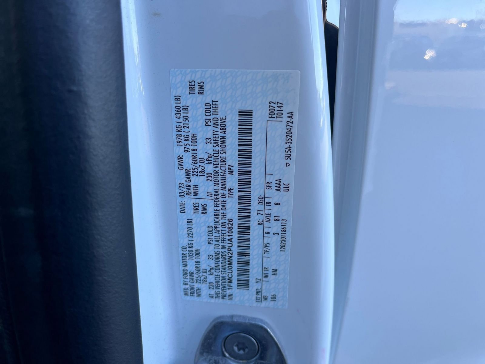 Thumbnail: 2023 Ford Escape - 29