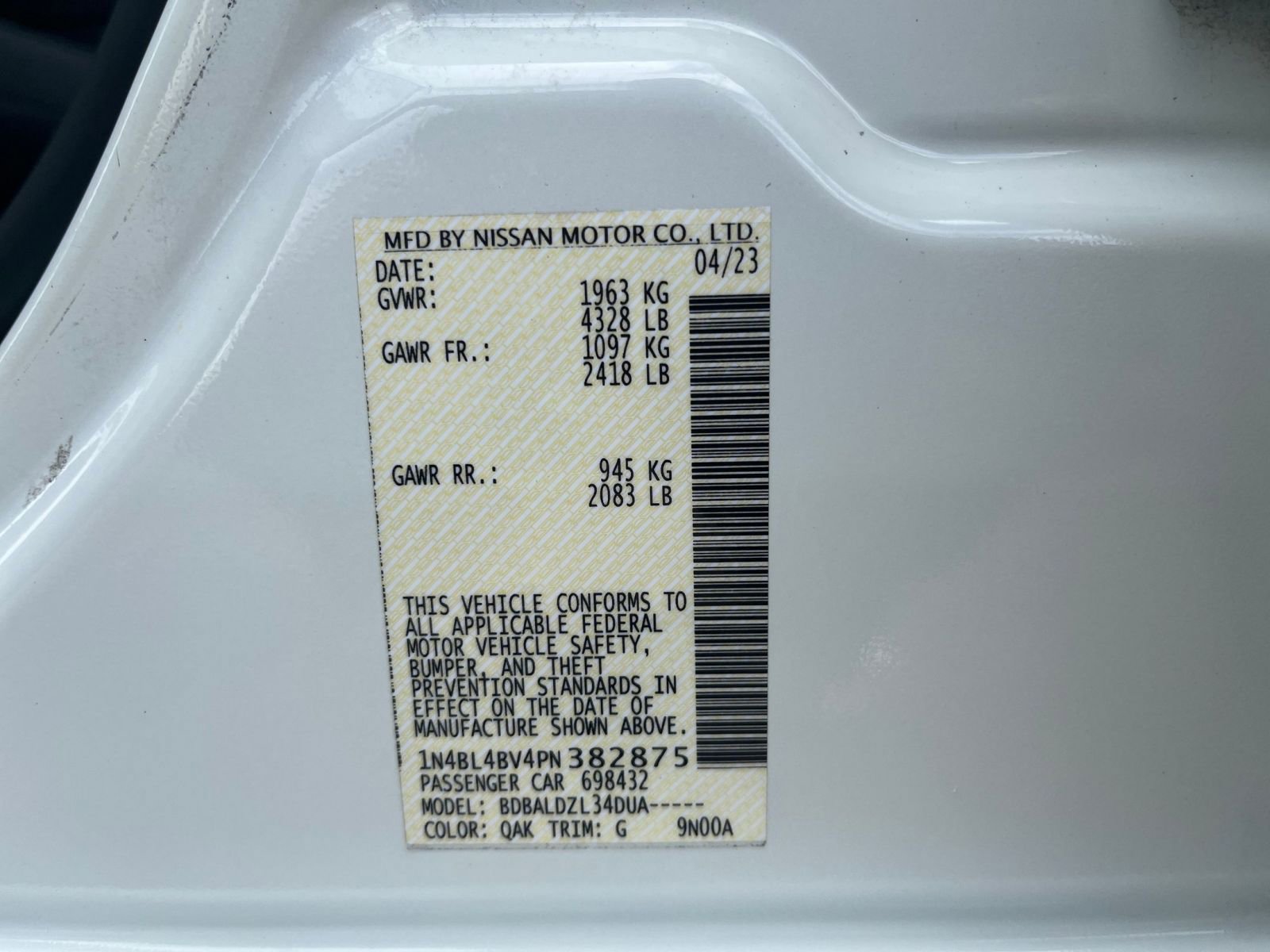 Thumbnail: 2023 Nissan Altima - 27