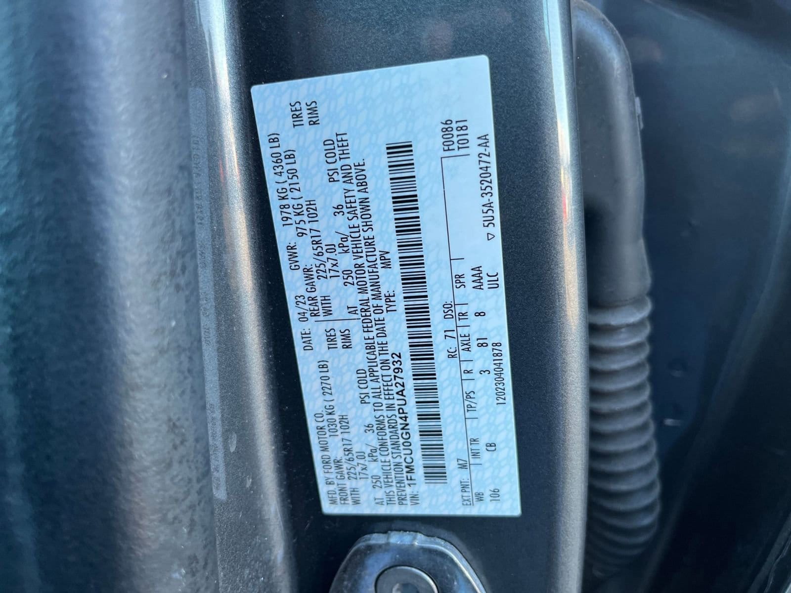 Thumbnail: 2023 Ford Escape - 29