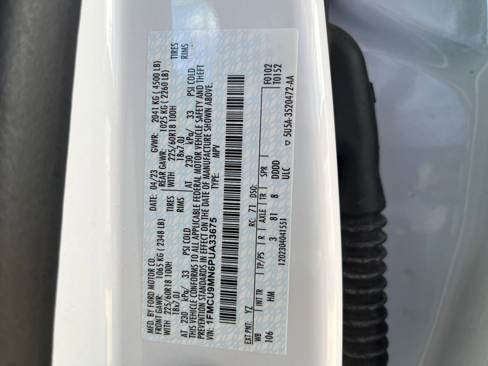 Thumbnail: 2023 Ford Escape - 29