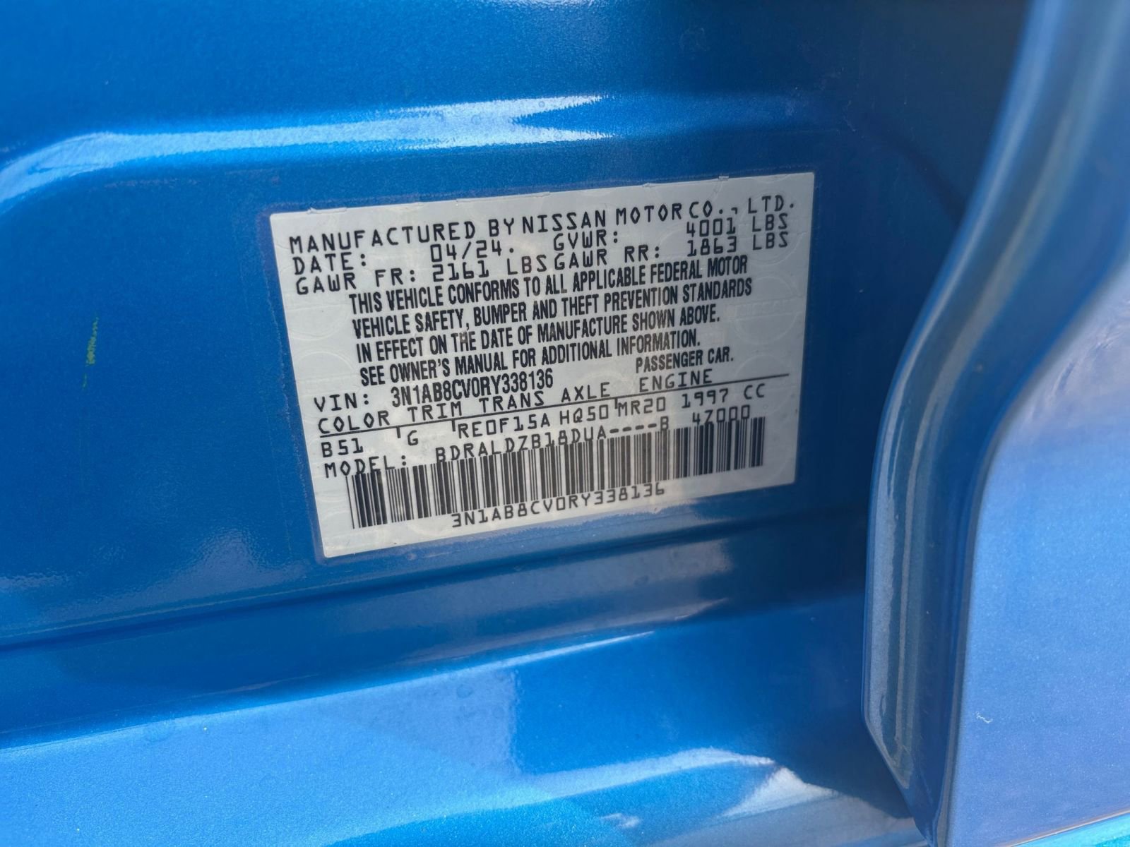 2024 Nissan Sentra SV 22