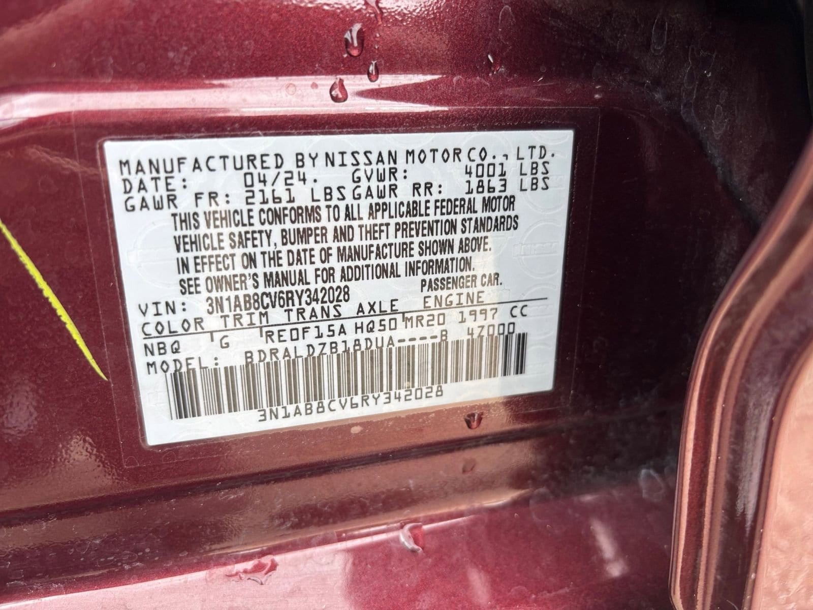 2024 Nissan Sentra SV 22