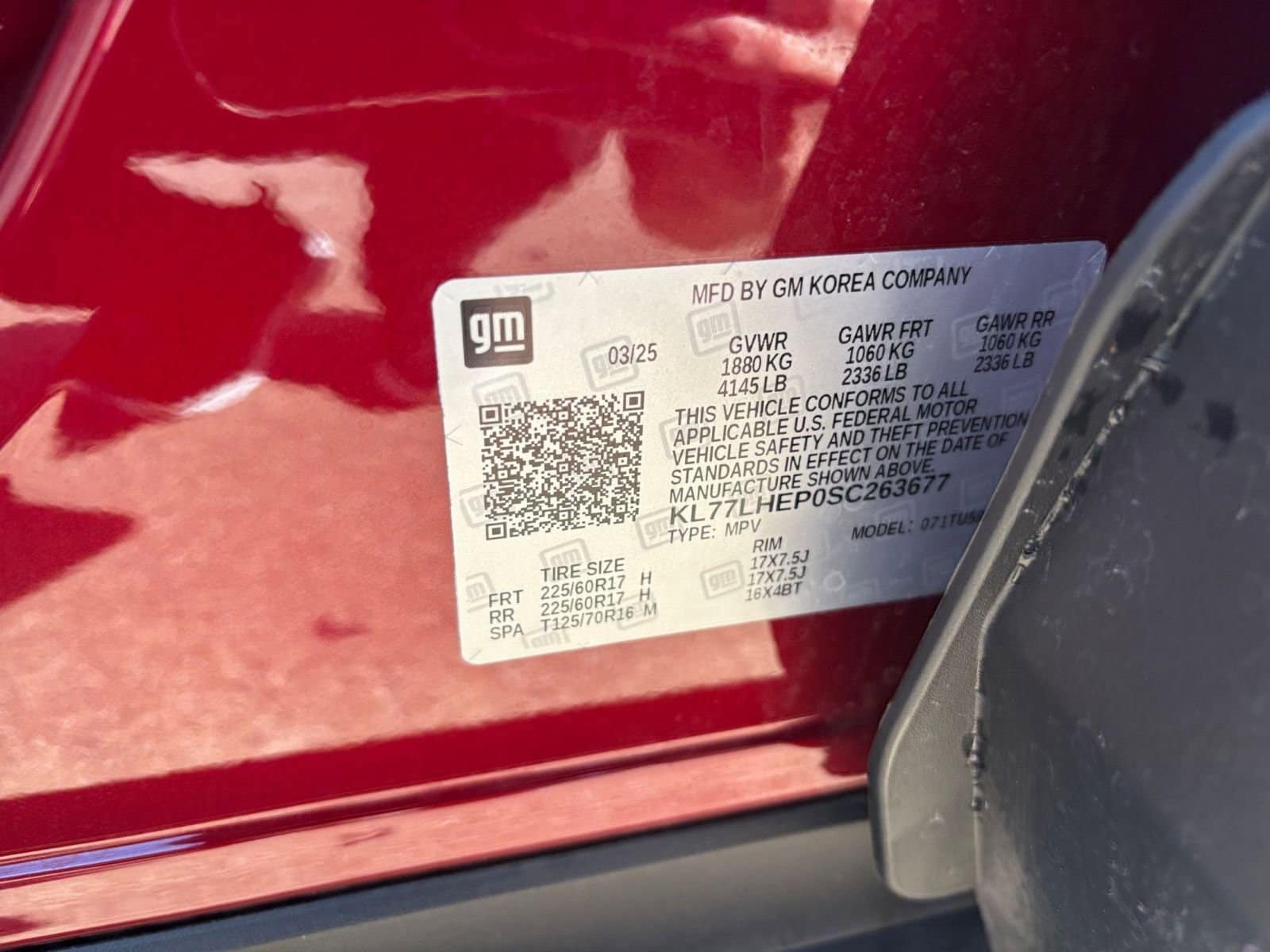 Thumbnail: 2025 Chevrolet Trax - 25