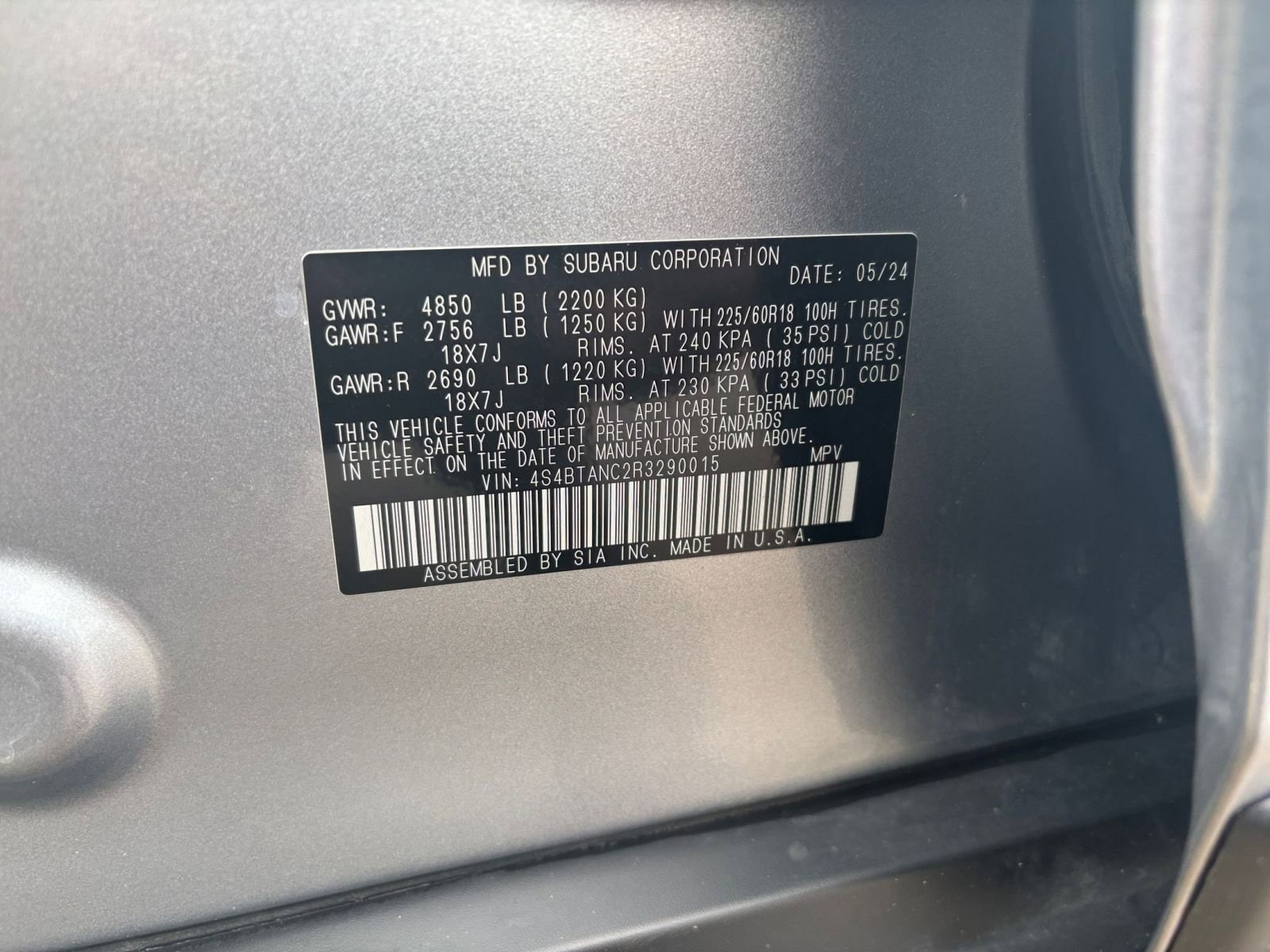 2024 Subaru Outback Limited 24